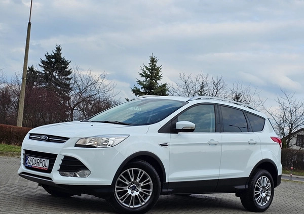 Ford Kuga cena 48800 przebieg: 164000, rok produkcji 2013 z Brzeziny małe 742